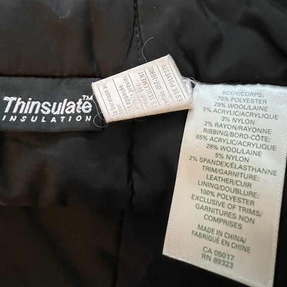 Roots Shelby Tweed Heather Gray Duffle Coat - Picture 8 of 9